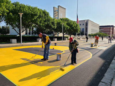 painting street